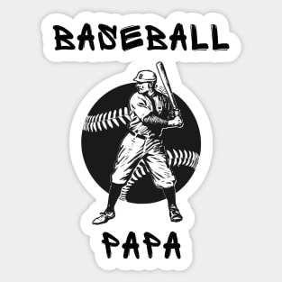 Baseball papa Sticker